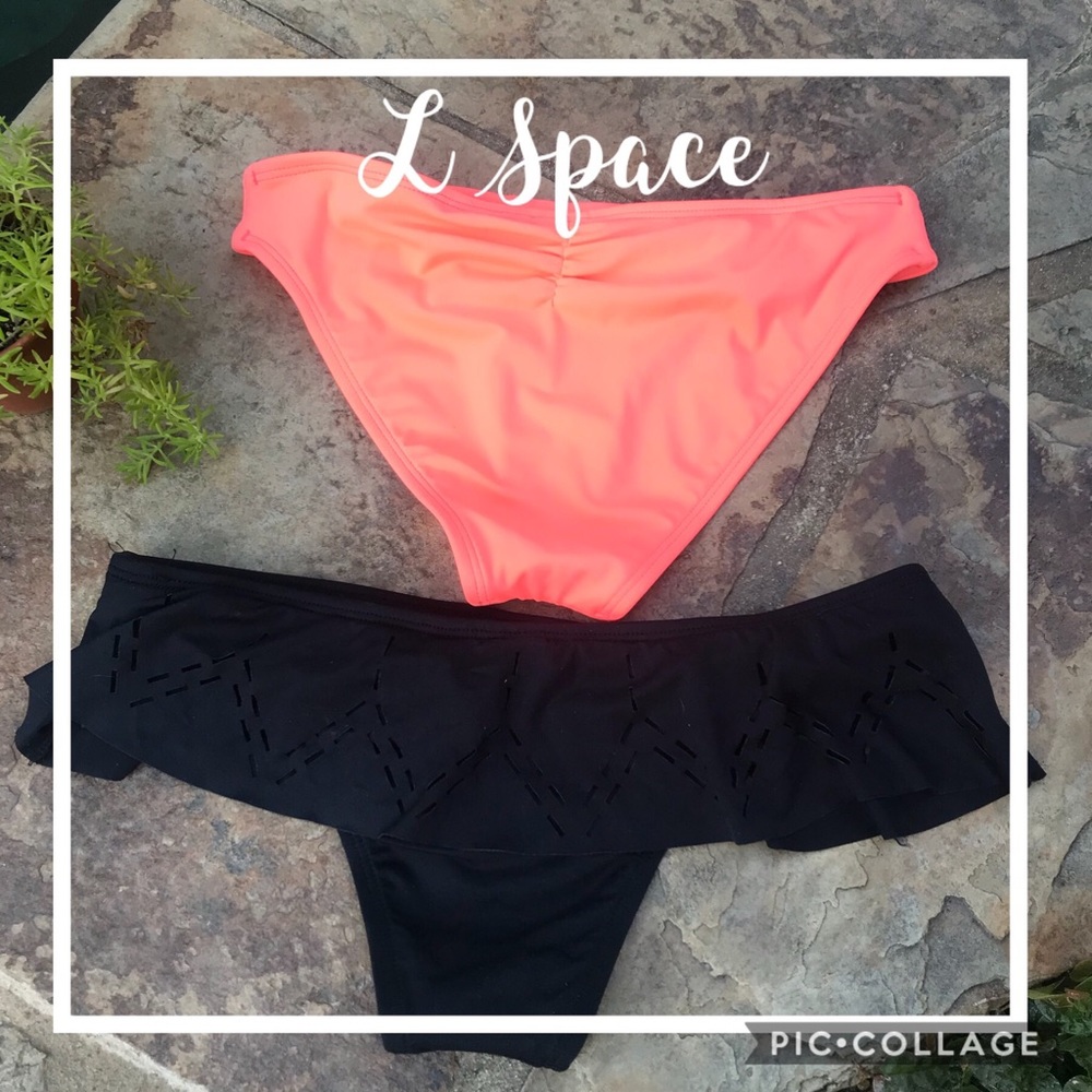 LSpace 2 Bikini Bottoms Size Small